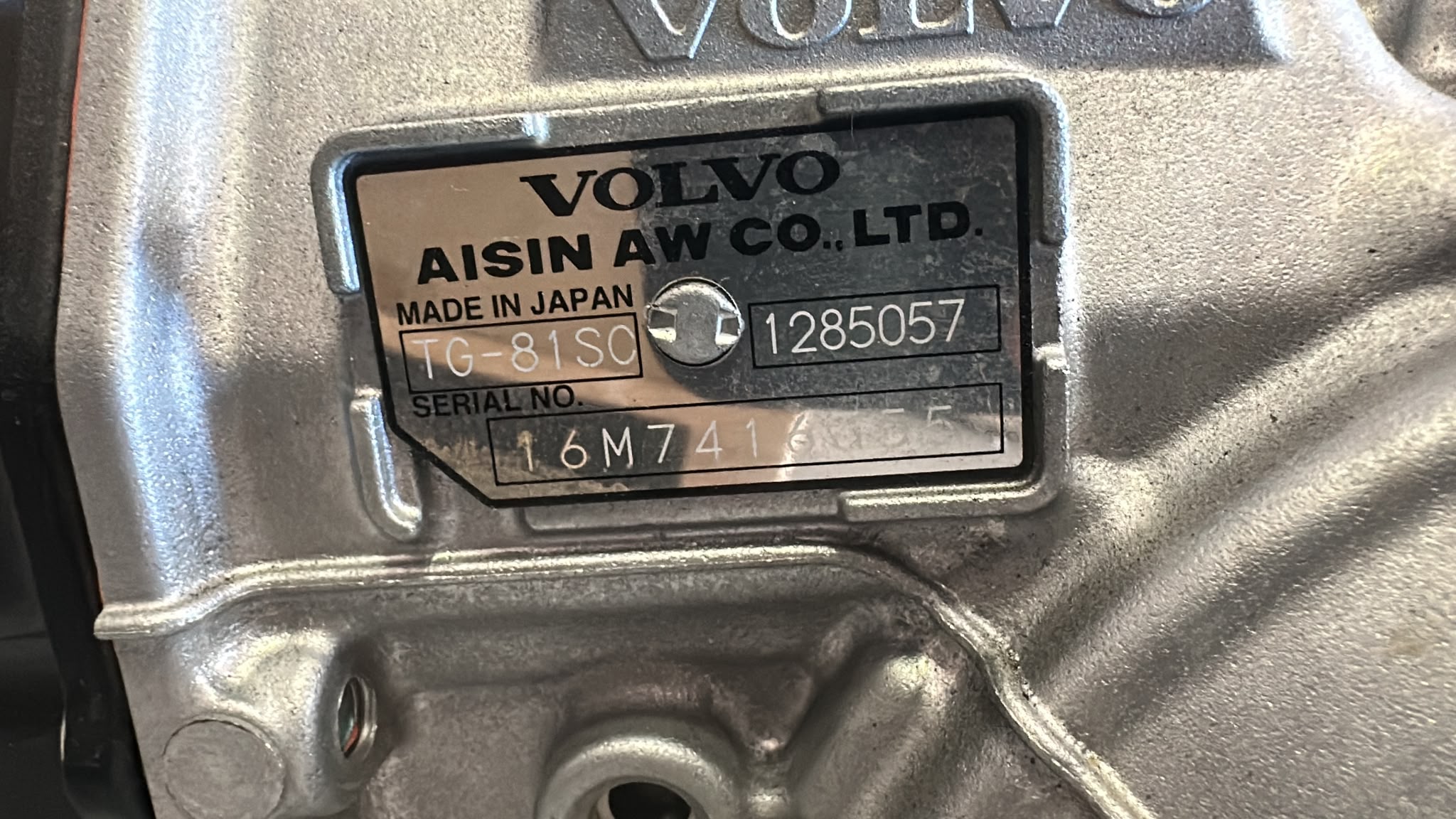 TG-81SC VOLVO Şanzıman